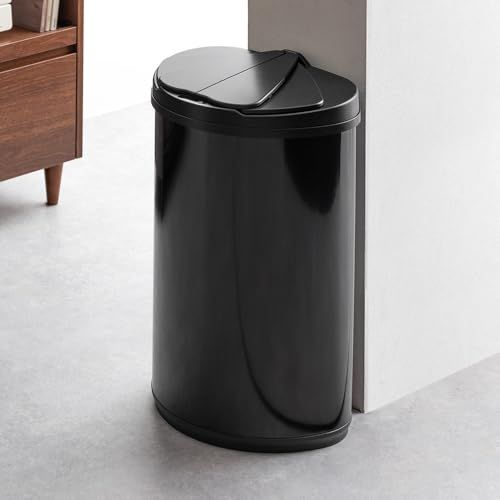 エア リゾーム ゴミ箱 47リットル センサー おしゃれ NINE STARS ナインスター 自動開閉ダストボックス 47 L 横開きタイプ ブラック m