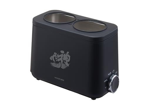 迅速に発送 コイズミ 酒燗器 かんまかせ 本体のみ 湯煎タイプ 5段階温度調節 保温機能付き 神亀ロゴ入り ブラック KYS 0400 KS