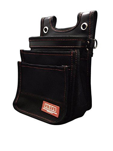 迅速に発送 ニックス D 1680建築用2段腰袋 ブラック KC 301