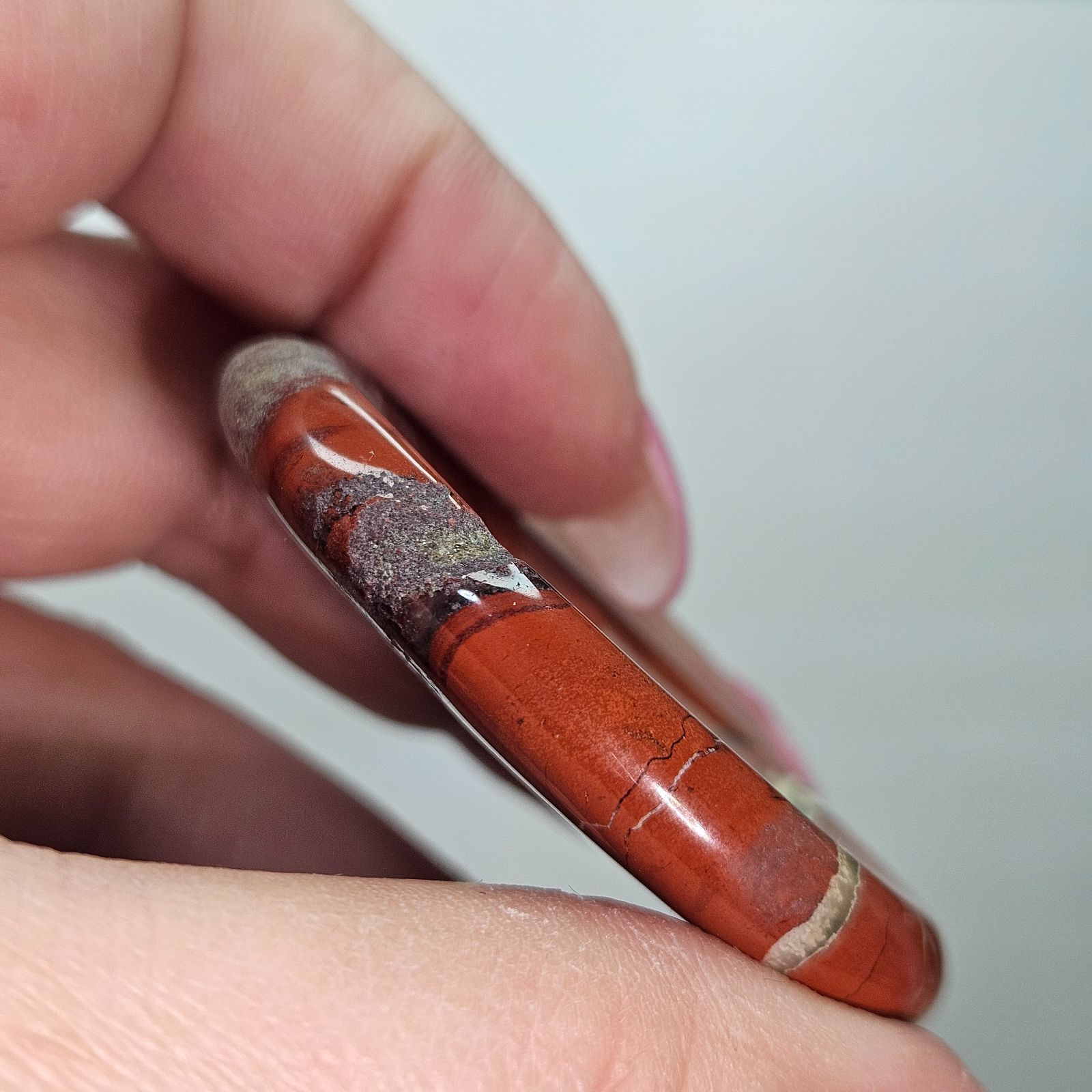 レッドジャスパー✨ウォーリーストーン✨握り石✨ - メルカリ