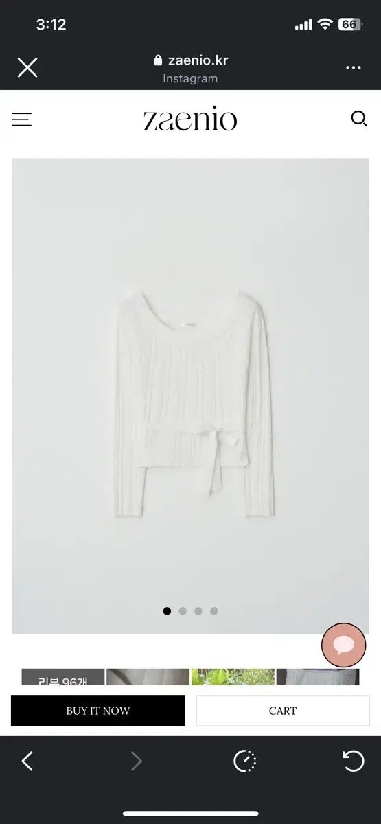 ザニオ レイチェル SWEET ツイスト ニット