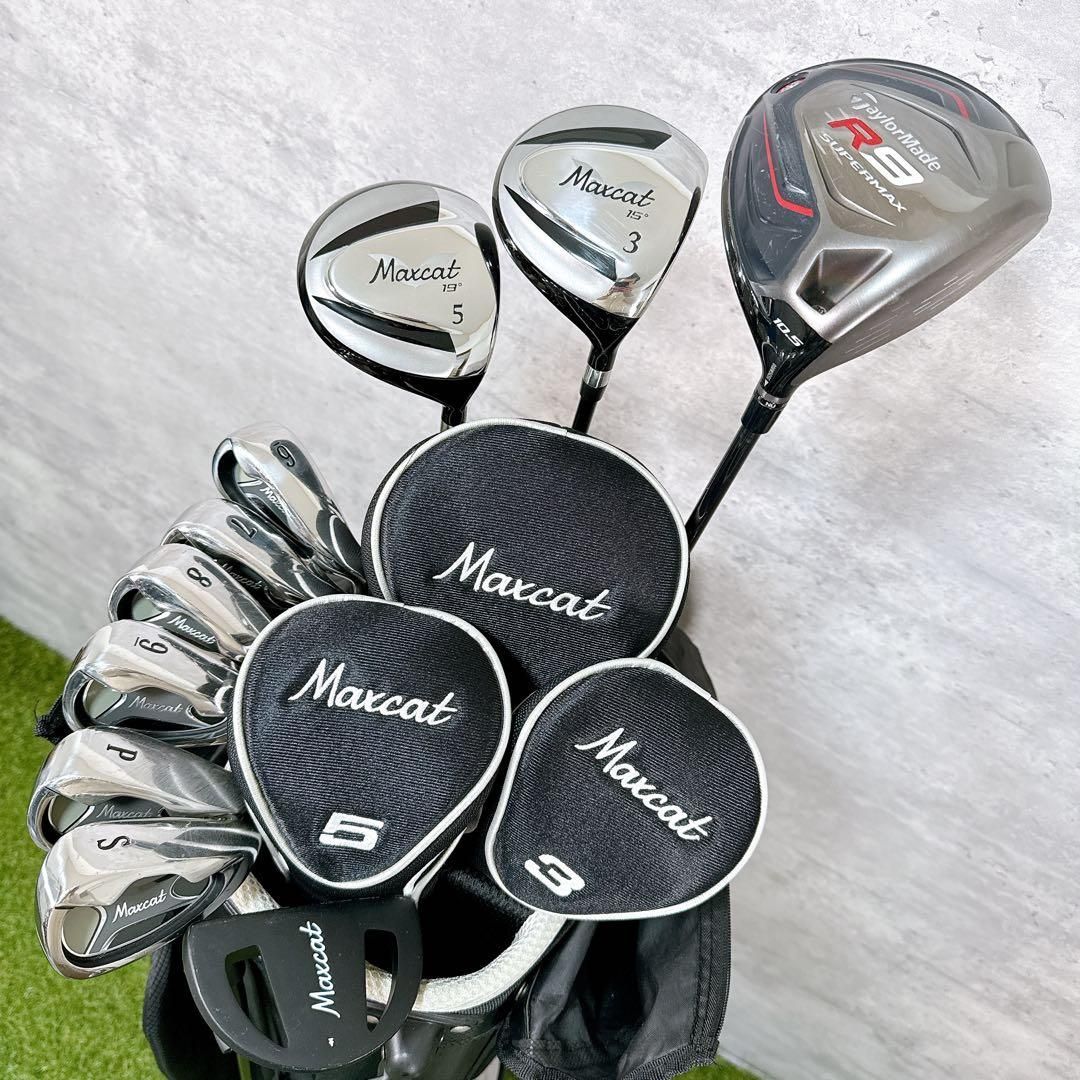 ゴルフクラブセット メンズ TaylorMade テーラーメイド Maxcat フル