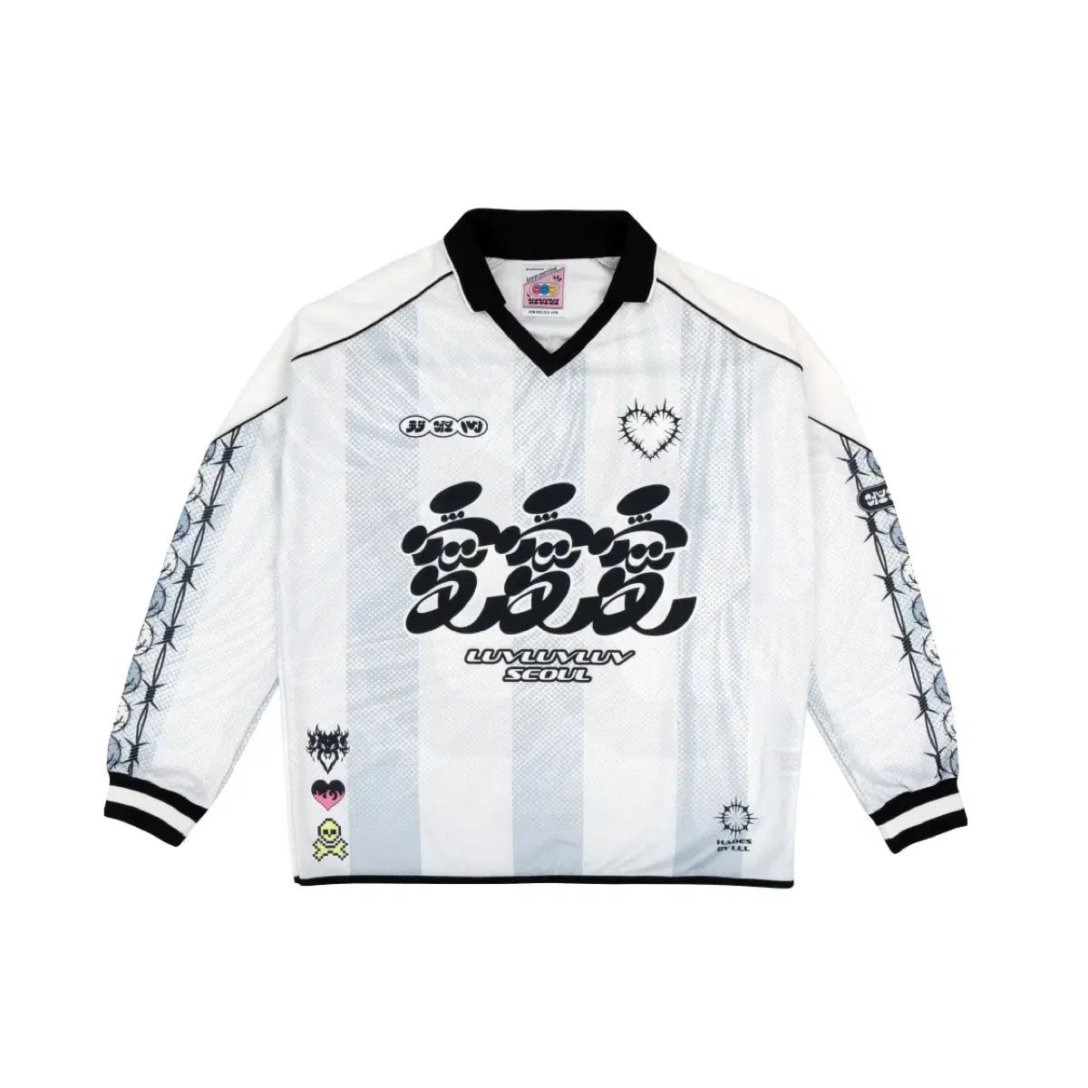 Luvluvluv ジャージ フットボール Tシャツ