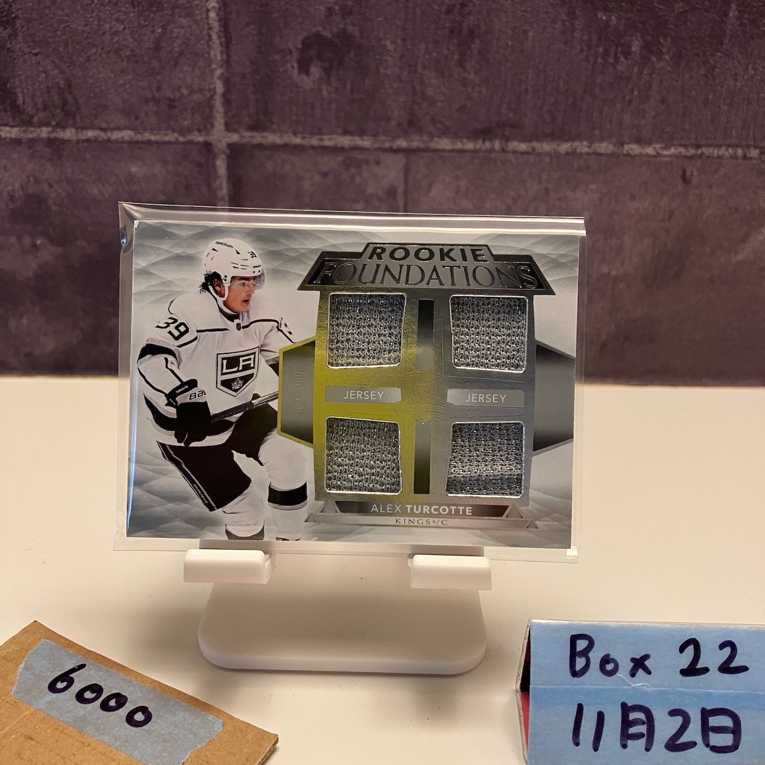 2021-22 Upper Deck Alex Turcotte 82/99 Los Angeles Kings Rookie 
