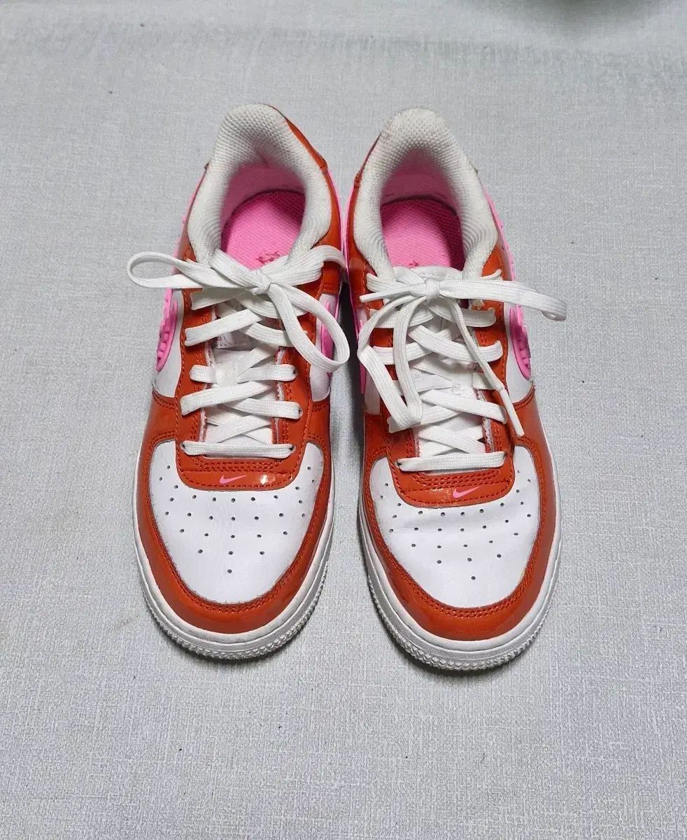 1 6 ナイキ エアフォース オレンジ ピンク スニーカー 225 mm