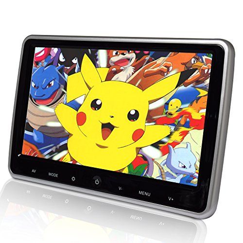 LOSKAヘッドレストモニター 対応 10 1インチリアモニター 600 pixelの 映像入力対応 IRヘッドホン対応 日本語説明書付き スピーカー内蔵 取付簡単 DVD無しタイプ m