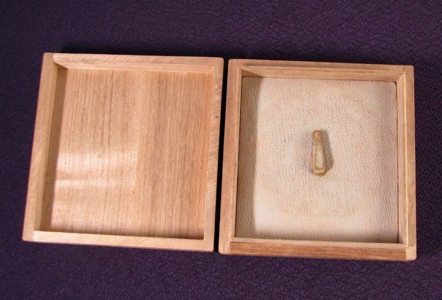 時代武具 鉄地鍔 金銀象嵌色絵 四君子の図 桐箱付 江戸時代/26a007