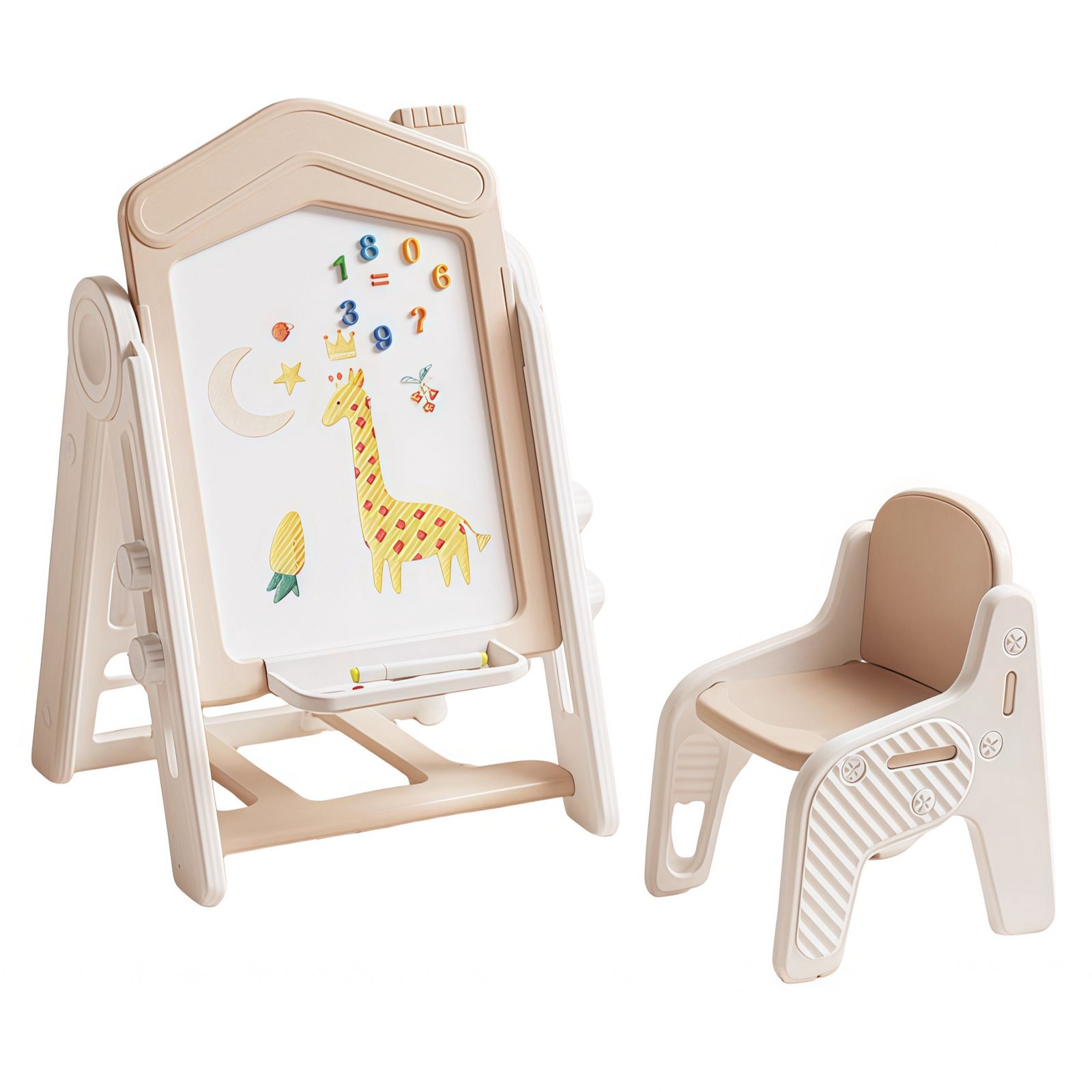 お絵描きボード 子供 ホワイトボード ブラックボード 折りたたみ おえかきボード こども 子ども 知育 お絵かき おえかき 塗り絵 プレゼント ギフト 組立簡単