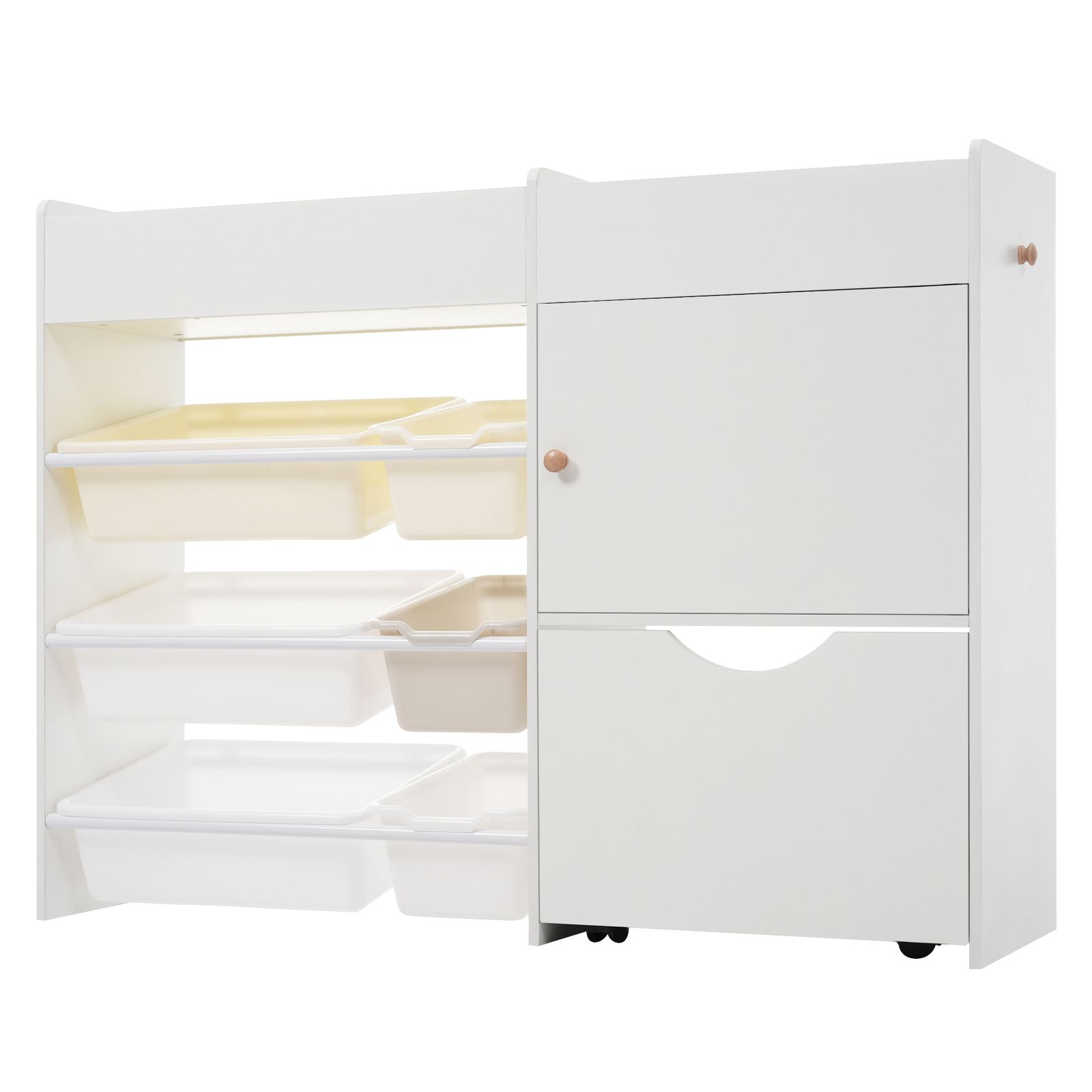 おもちゃ収納 ラック おもちゃ箱 絵本棚 収納ラック 大容量 ホワイトボード付き おしゃれ ワイドタイプ 子ども こども キッズ 収納ボックス 引き出し 玩具箱 新生活 ランドセルラック 本棚