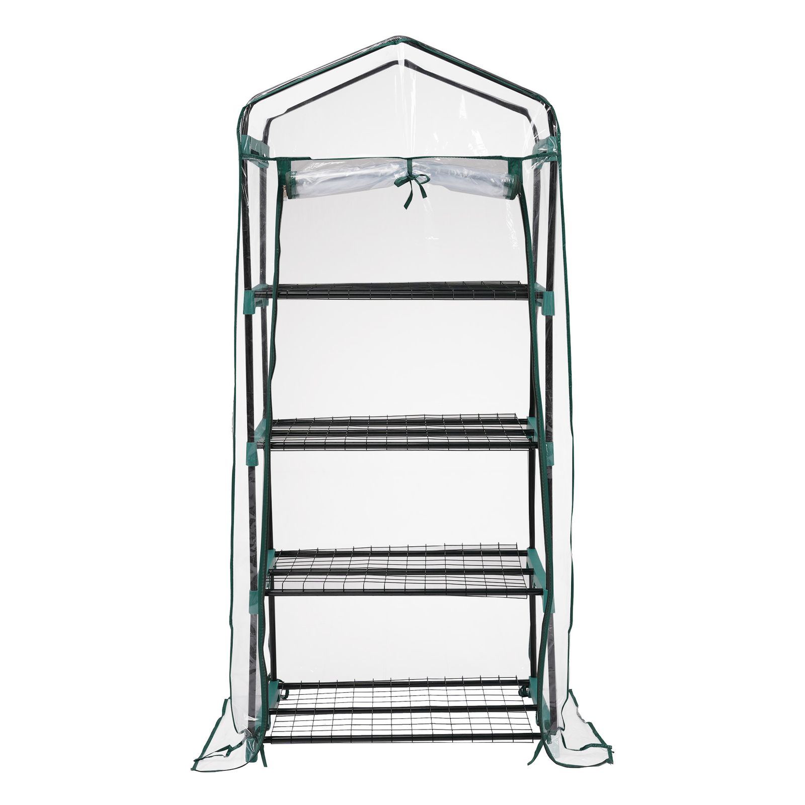 ビニール温室 カバー付き 69 48 160 CM 温室 4段 ベランダ 家庭用 ビニールハウス 家庭菜園 ガーデンハウス フラワーハウス ラック ビニール カバー 組立式