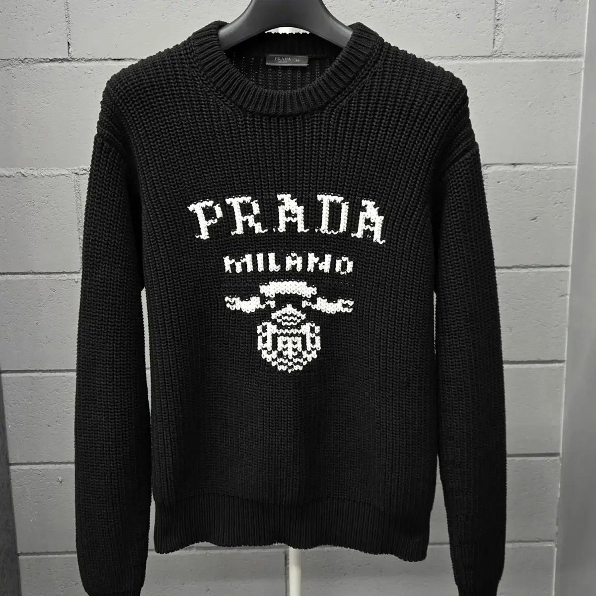 PRADA プラダ ロゴ ウール カシミア ニット セーター