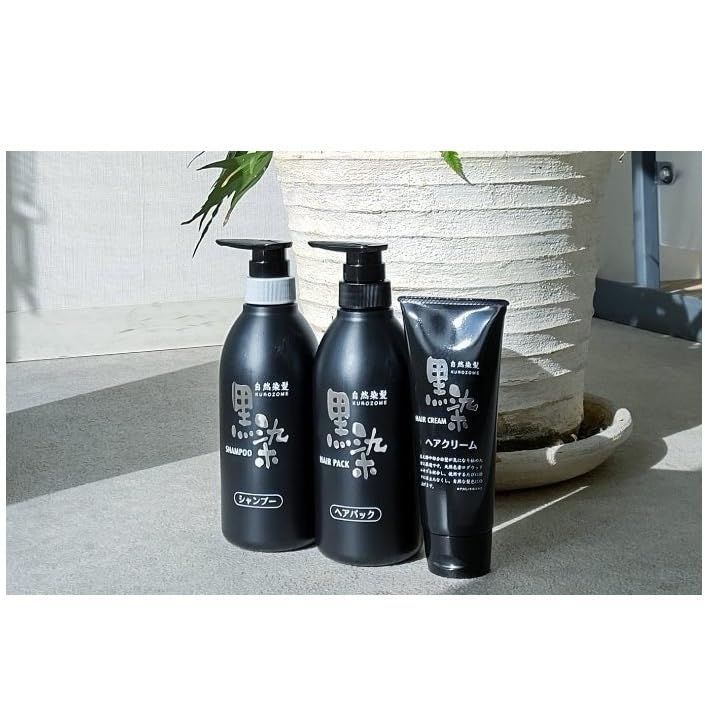 500mL ヘアシャンプー 白髪染め 黒染 黒ばら本舗 - メルカリ