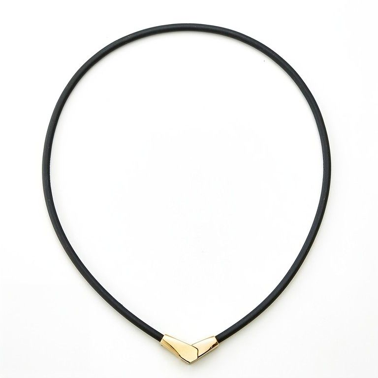 スポーツに最適】磁気ネックレス シリコン製 チョーカー ブラック