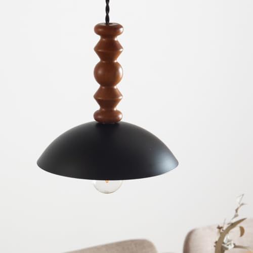 迅速に発送 スマート アイ smart i ペンダントライト Luzel リュゼル 北欧 ウッド スチール LED電球 E 26対応 小ぶり 1灯 カフェ風 おしゃれ 吊り下げ照明 ダイニング キッチン ブラック