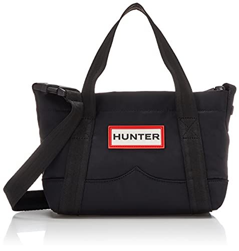 ハンター ナイロントップクリップ トート ミニ レディース ブラック S m