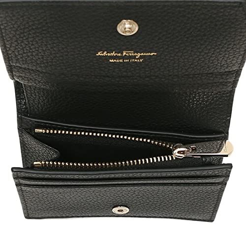 フェラガモ 財布 二つ折り財布 レディース ガンチョシティ ガンチーニ ミニ財布 Salvatore Ferragamo 22 D 514 0736967 ブラック 並行輸入品 m