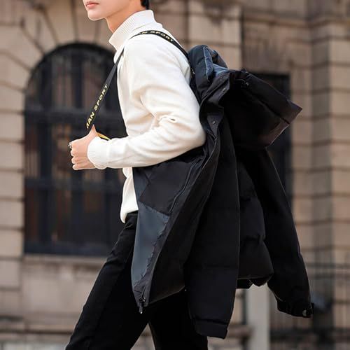  Vasarhely 超保温 防寒ダウンジャケット メンズ 秋冬 ミドル丈 650フィルパワー 白鵞羽毛90 防風 防水 フード付き カジュアル アウトドアスポーツウェア ブラックpo b 04 bdd 26 その他 キッチン 食器