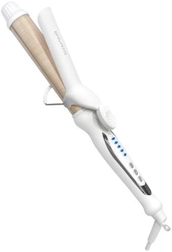 BAYATA コテ 32 MM ヘアアイロン カールアイロン シルクプロコテ 瞬間水分蒸発しない 140℃～220℃ マイナスイオン 海外対応 5段階温度調節 全髪質対応 急速立ち上がり 1時間自動オフ 100 V 240 V海外対応po e 061090 f