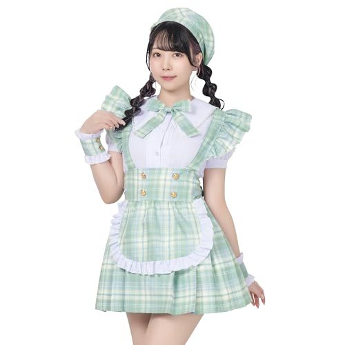 クリアストーン Clearstone リリカルパレット コスプレ アイドルチェックメイド ミント レディース グリーンpo ae 88 f 393