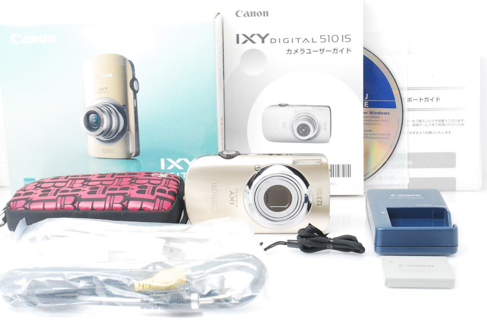 ☆極美品！洗練されたゴールドカラー！☆キヤノン IXY DIGITAL 510 IS