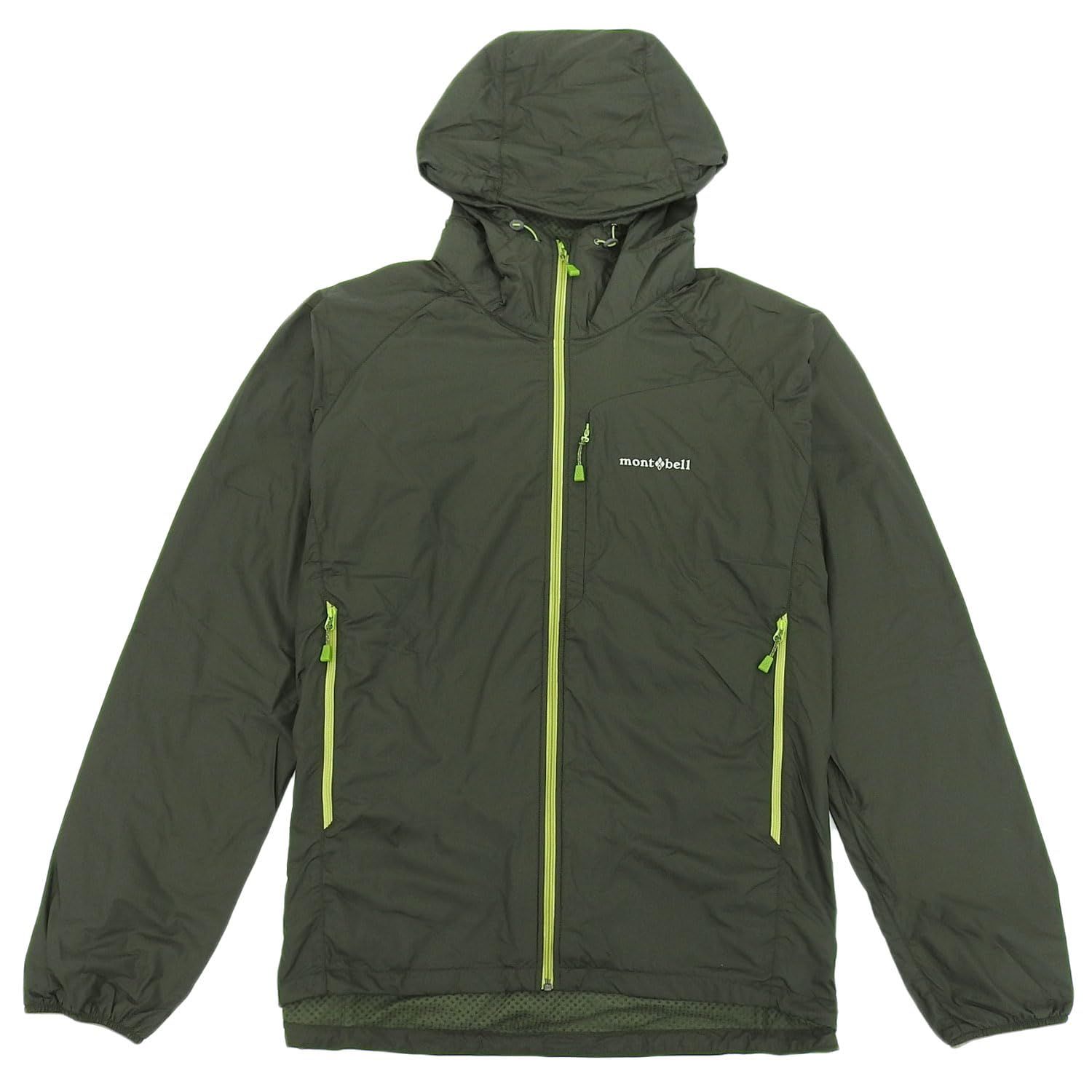 モンベル パーカー メンズ ウインドブレーカー アウター ライトシェルパーカ 1106645 ダークグリーン BKOV XL