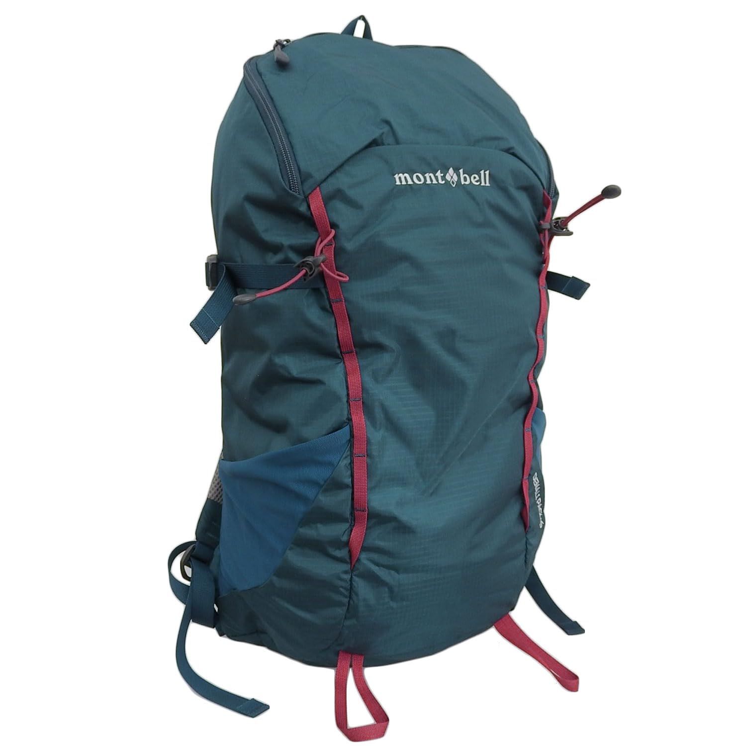 モンベル バッグ メンズ レディース リュック リュックサック バックパック A 4対応 ディナリ パック 25 1133127 ブルーグリーン DKMA