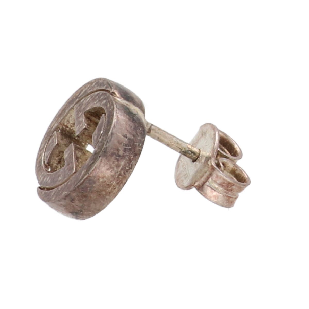 中古】 GUCCI グッチ ピアス インターロッキングG ‎356289 J8400 8106