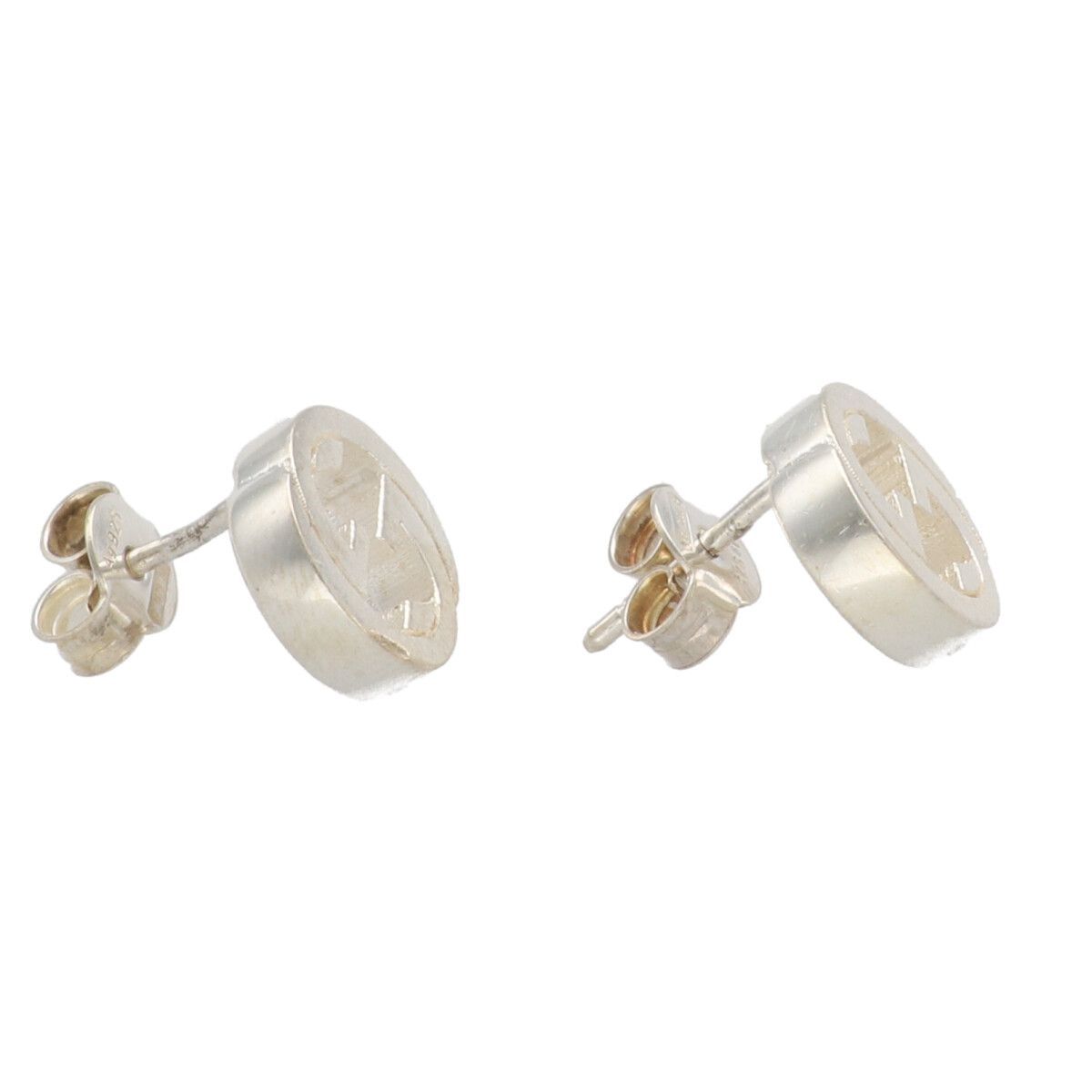 中古】 GUCCI グッチ ピアス インターロッキングG ‎356289 J8400 8106