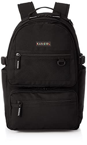 カンゴール リュック 軽量多機能 ボックスロゴ刺繍 PC収納 抗菌防臭 前面2ポケット m