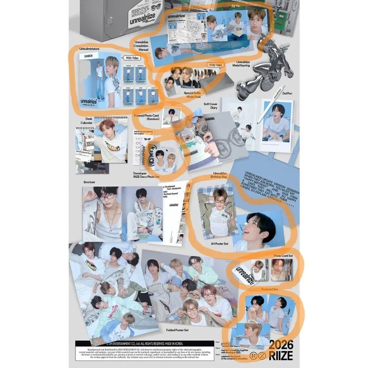 チェキ ポラロイド+ktown4u ケタポ 特典付き RIIZE（ライズ） 26