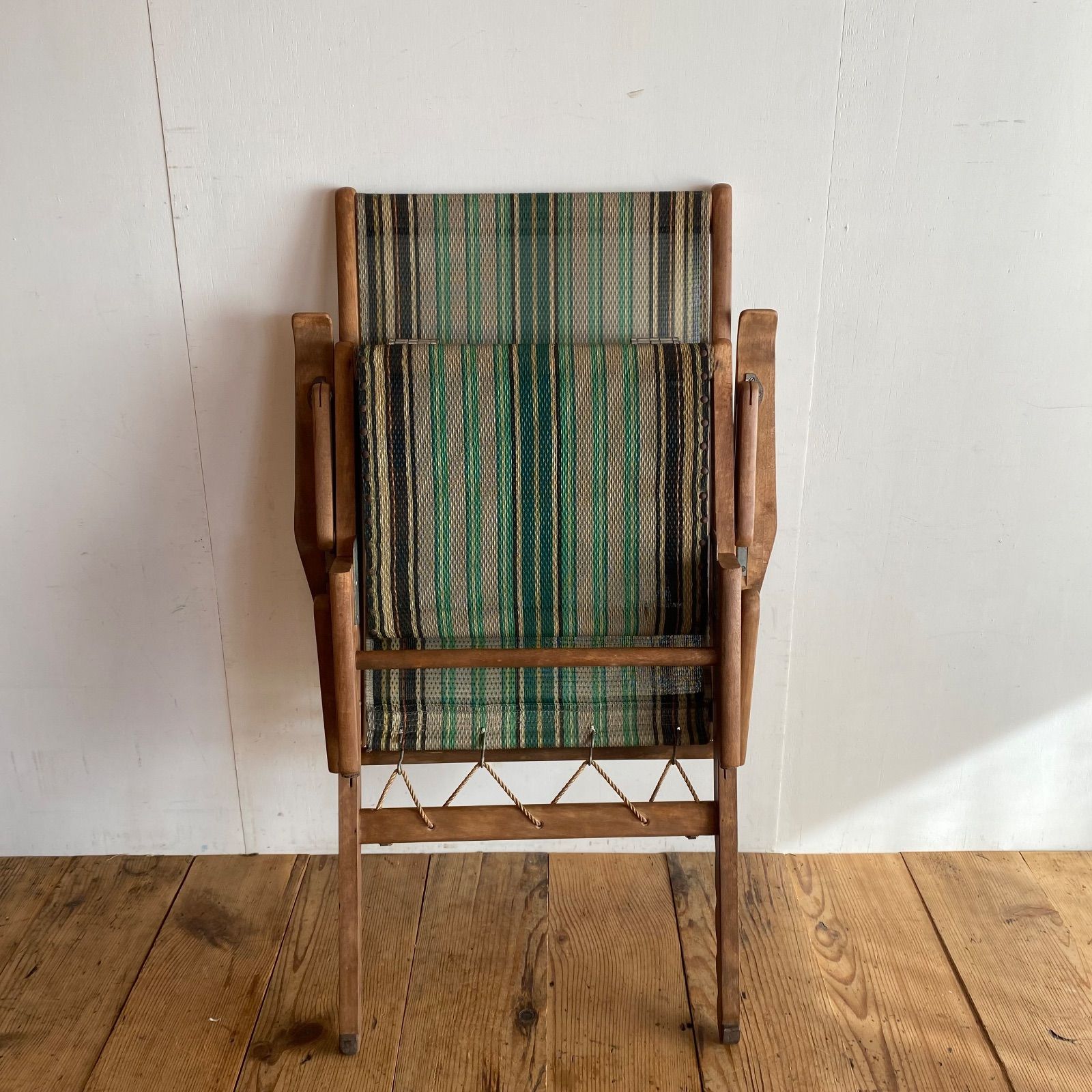 アンティーク 昭和レトロ オールド マルニ ヴィンテージ デッキチェア