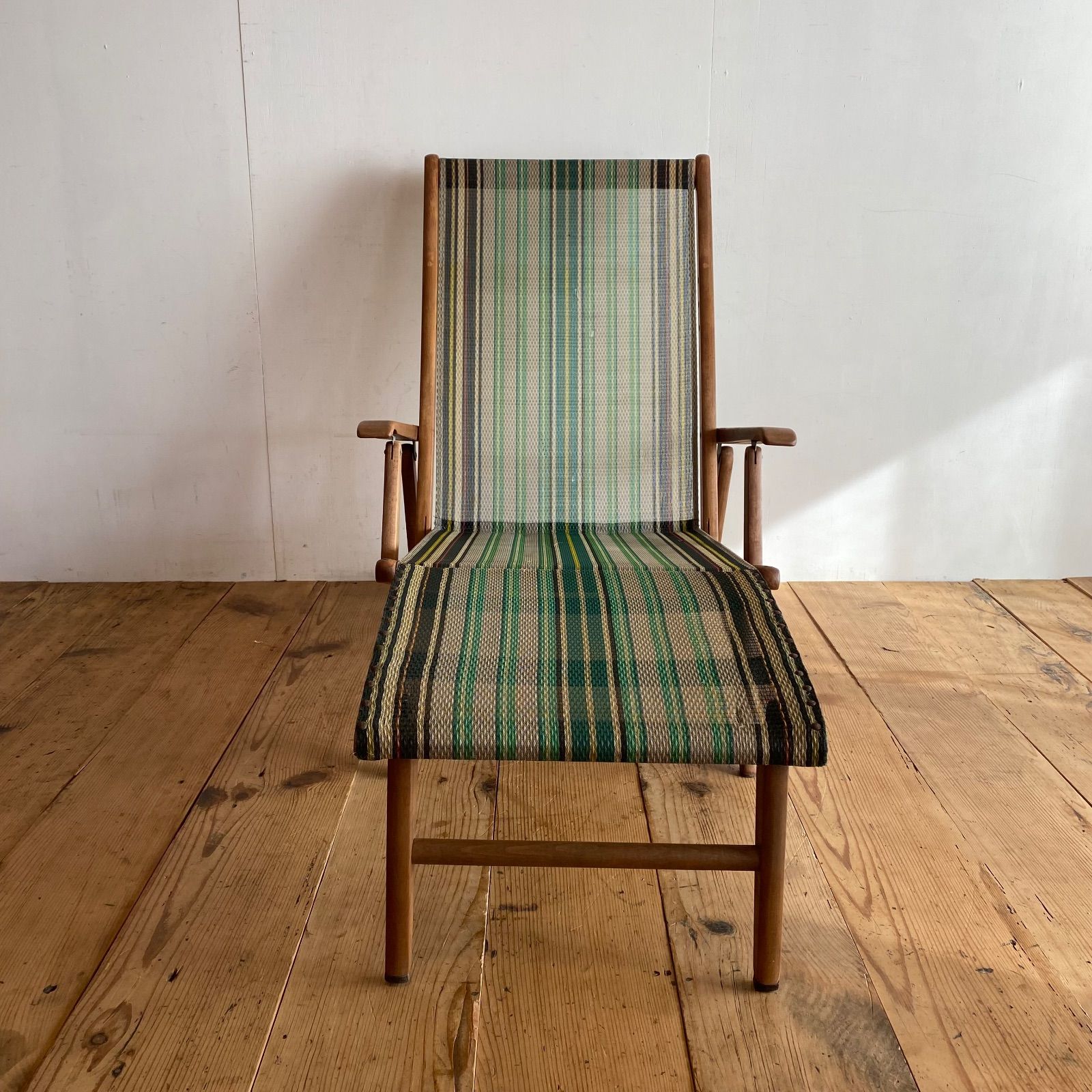 アンティーク 昭和レトロ オールド マルニ ヴィンテージ デッキチェア