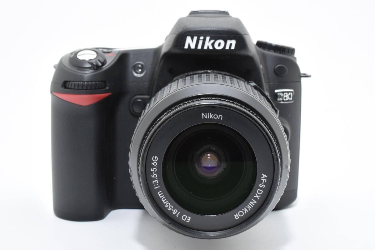  ショット回数11回 NIKON ニコン D 80 AF S DX NIKKOR 18 55 mm F 3 5 6 G ED デジタル一眼レフ カメラ ズーム レンズ 821 デジタル一眼レフ デジタルカメラ