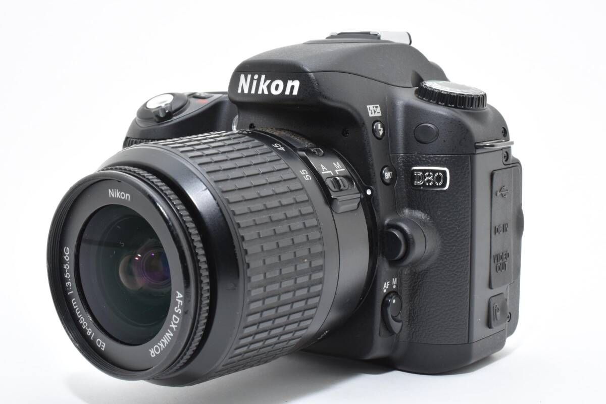 ショット回数11回 NIKON ニコン D 80 AF S DX NIKKOR 18 55 mm F 3 5 6 G ED デジタル一眼レフ カメラ ズーム レンズ 821