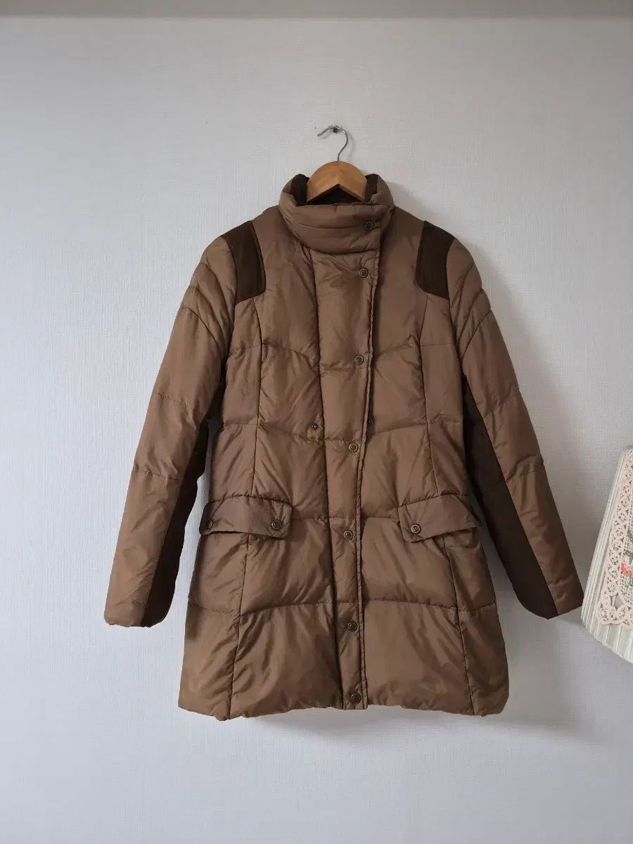 The HANDSOME SYSTEM ブラウン ダウンパディング アウター ショート コート
