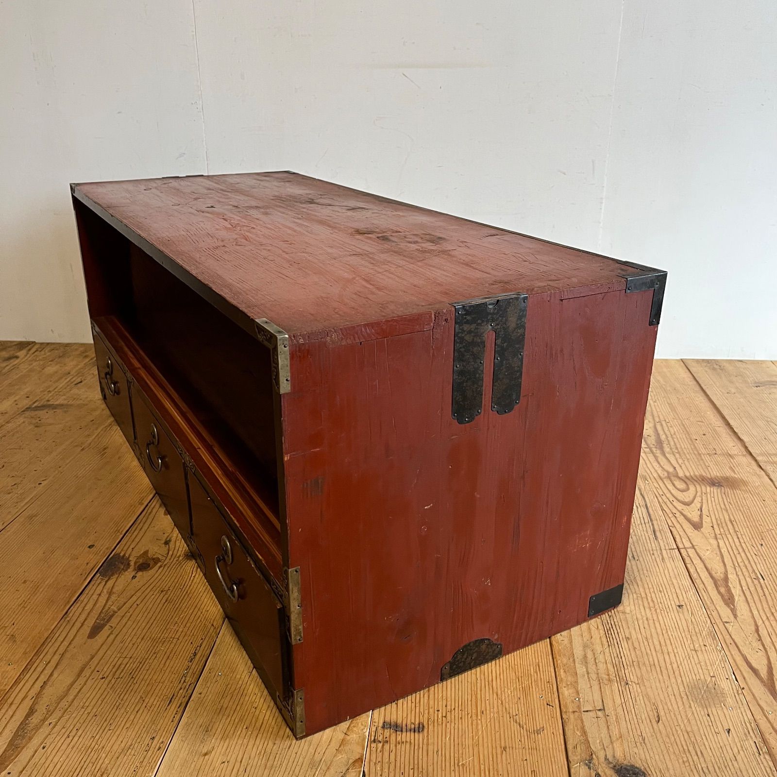 アンティーク チェスト 箪笥 ローボード テレビ台 昭和レトロ 古家具