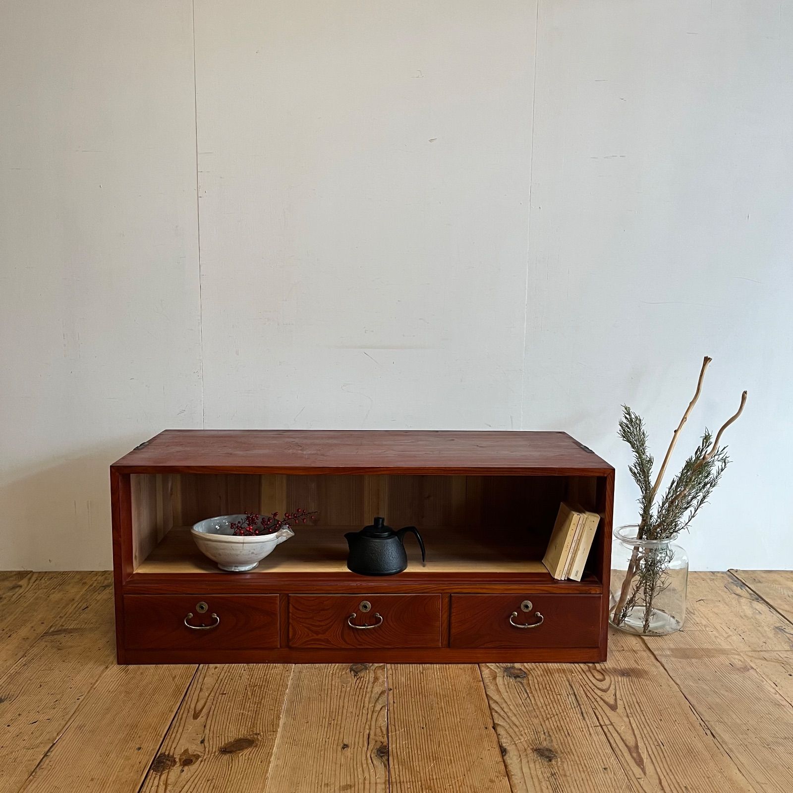 アンティーク チェスト 箪笥 ローボード テレビ台 昭和レトロ 古家具