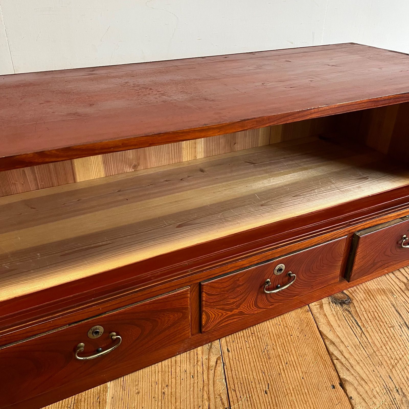 アンティーク チェスト 箪笥 ローボード テレビ台 昭和レトロ 古家具