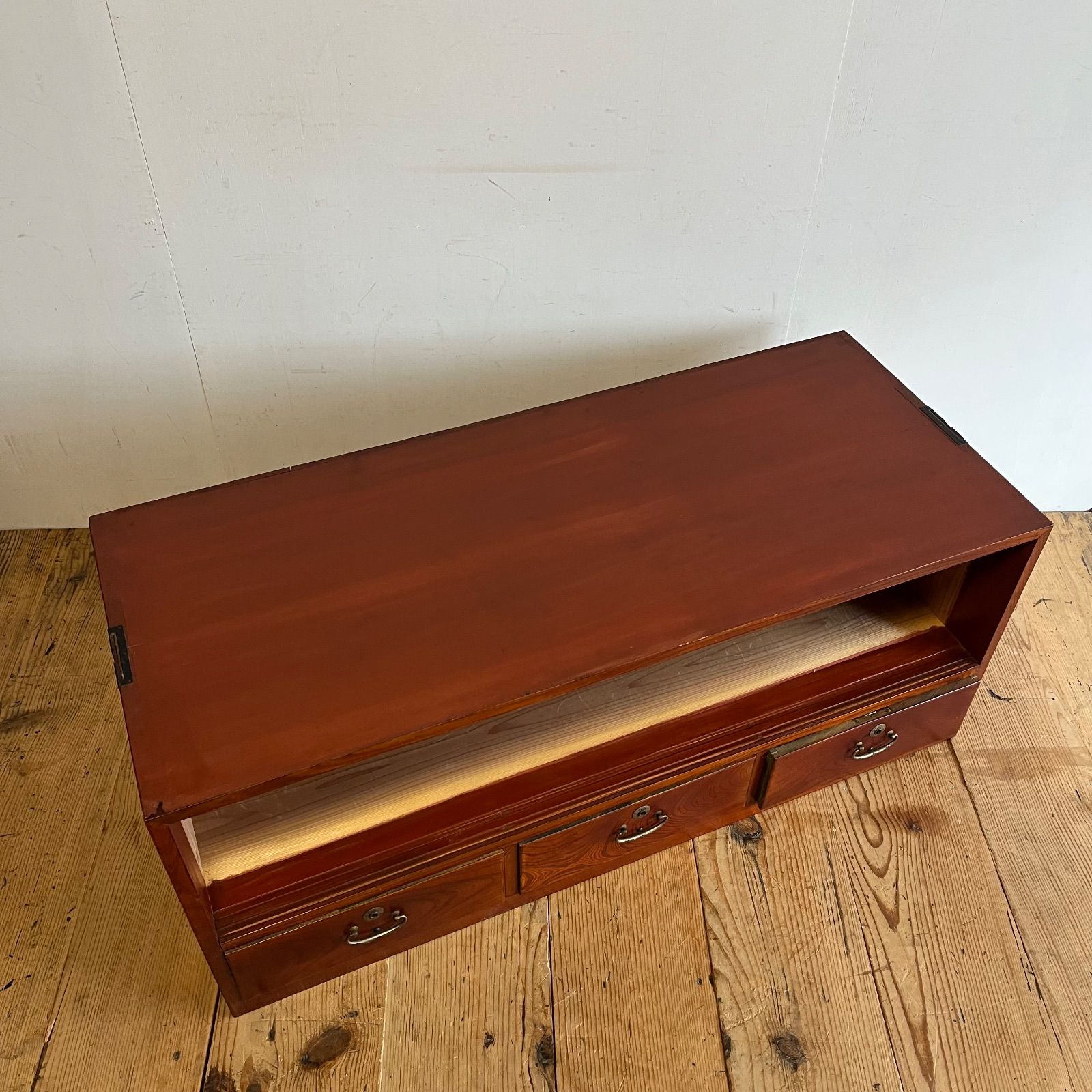 アンティーク チェスト 箪笥 ローボード テレビ台 昭和レトロ z825 アンティーク チェスト 箪笥 ローボード テレビ台 昭和レトロ 古家具