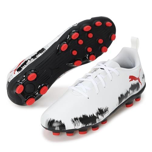 PUMA プーマ ユニセックス子供 フューチャー 8 プレイ HG AG MID JR ユニセックス子供サッカースパイク m