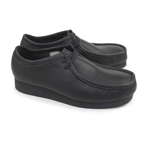 クラークス ワラビー メンズ レディース 防水 ワラビーエヴォ ウォータープルーフ WallabeeEVO WP ブラックレザー 27 0 cm UK 9 m