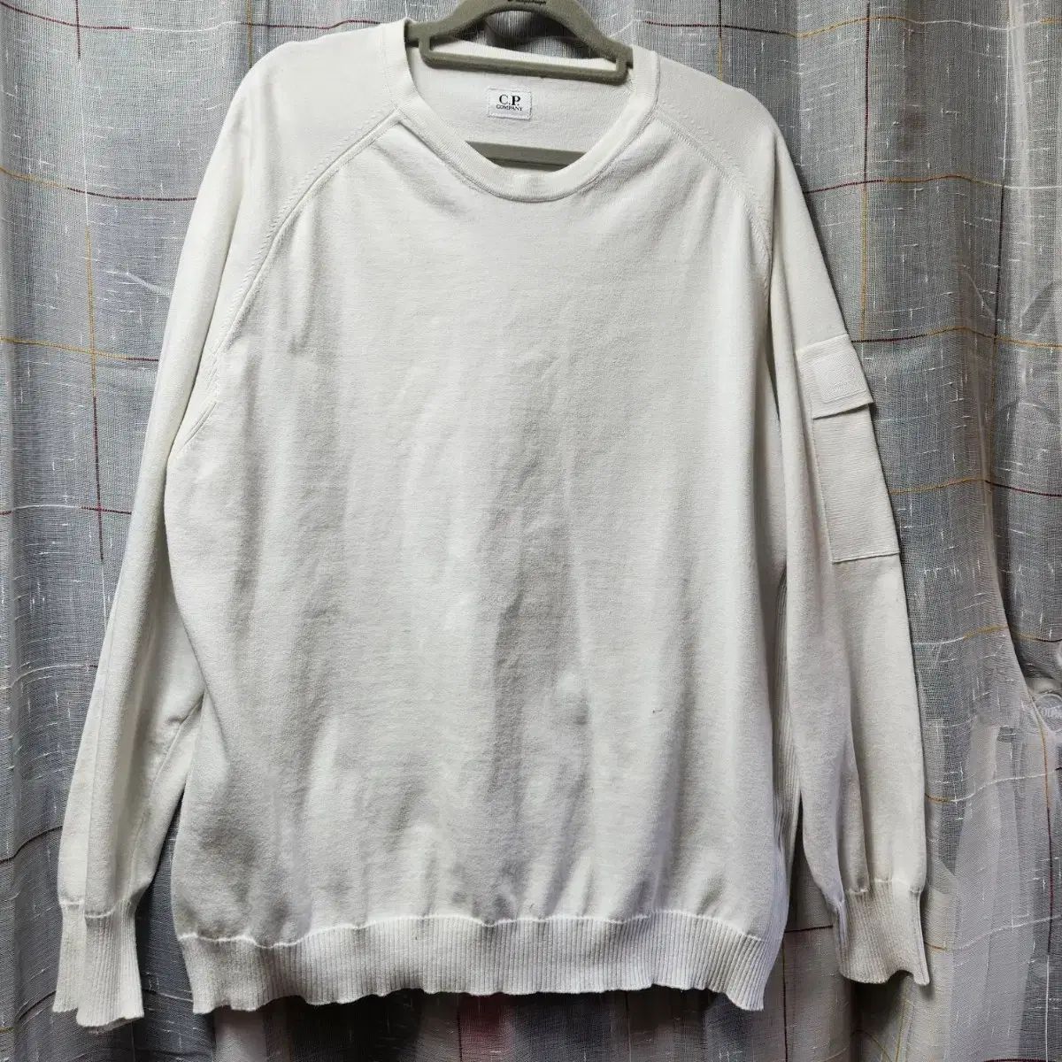 C P カンパニー 白 ニット 長袖 Tシャツ 54