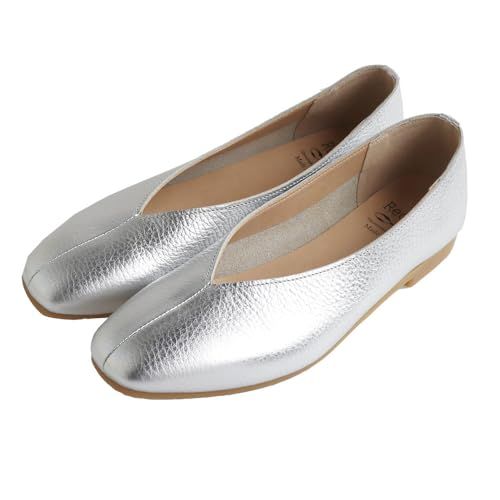 レシピ RP 267 Vカットスリッポン シューズバッグ付き 牛革 ソフト レザー m