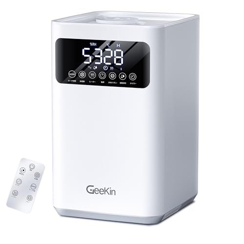 2025新登場 大画面 加湿器 大容量 6 L 知能恒湿 ハイブリッド加湿器 加熱式 超音波式 7 0インチ大画面 AIスマート アロマ対応 4重除菌 100℃高温除菌 550 ml h マイナスイオン 静音 省エネ 上から給水 空気清浄 98 ca 569 b