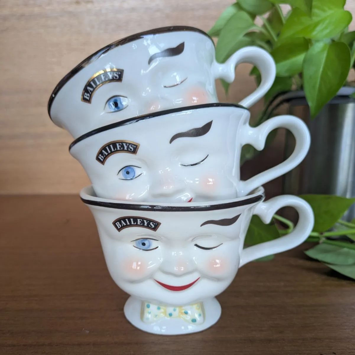 Baileys ベイリーズ ウィンキング ヴィンテージ フェイスカップ3点セット Baileysベイリーズ 3点セット ウィンキング フェイスカップ