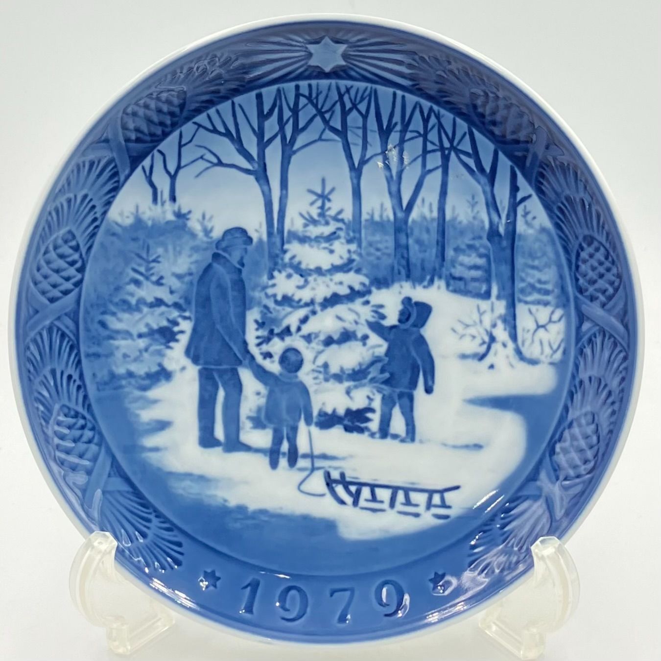 ロイヤルコペンハーゲン イヤープレート 1979年 「Choosing the