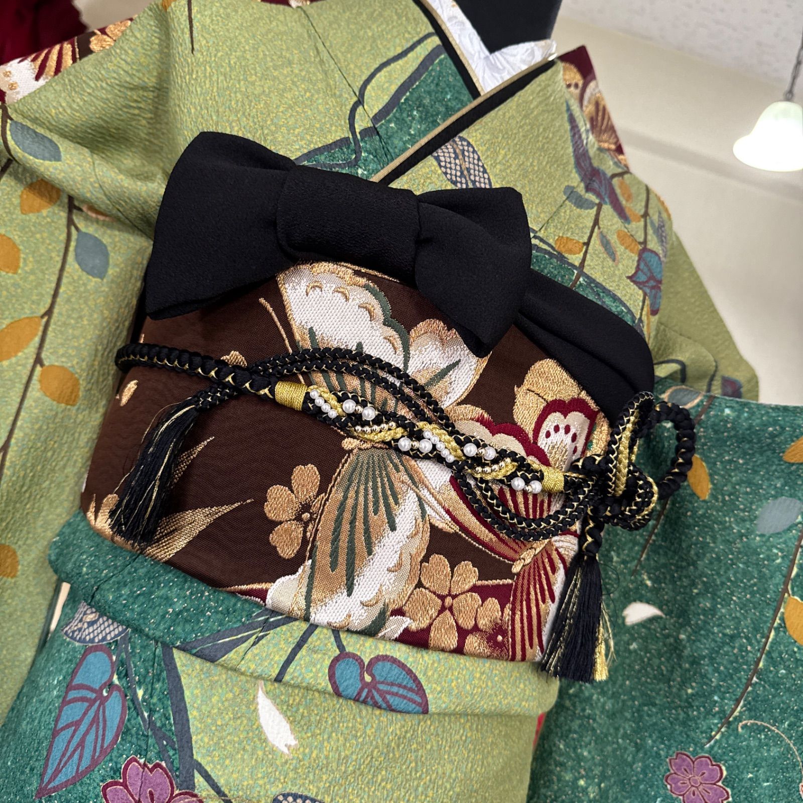 枝垂れ桜 共八掛