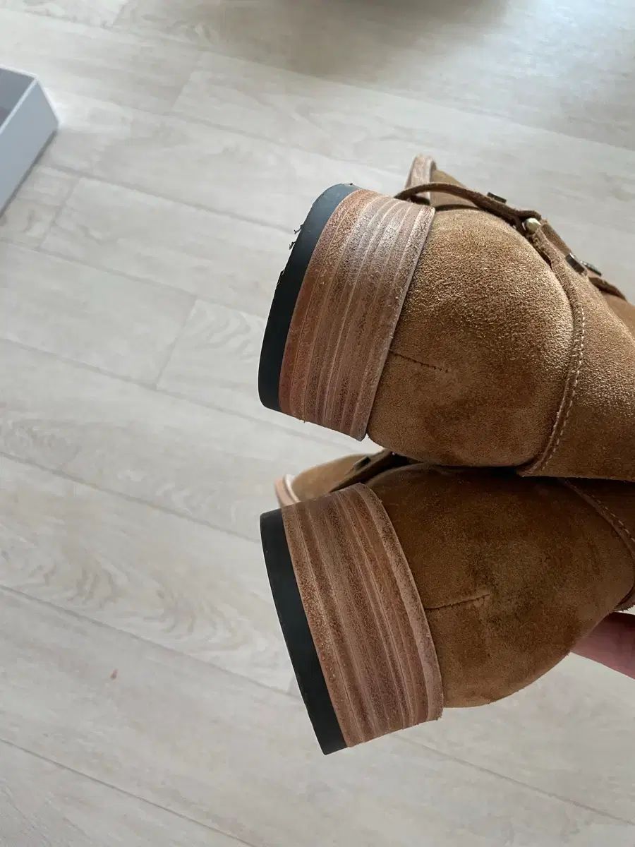  LEARVE x ミステイク プロジェクト スウェード ブーツ 280 その他 ブーツ 革靴