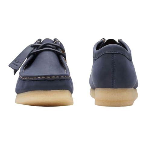  クラークス ワラビー モカシン クレープソール スタンダード シューズ レザー ネイビー メンズ m モカシン デッキシューズ ブーツ 革靴