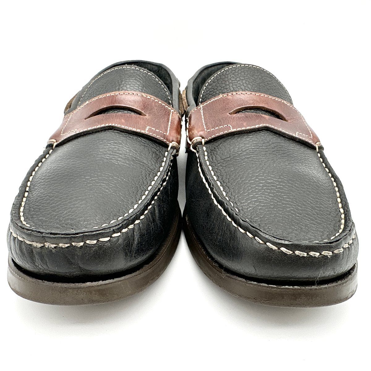 名作PARABOOT Paraboot CORSICA BEAMS別注 コインローファー 本革